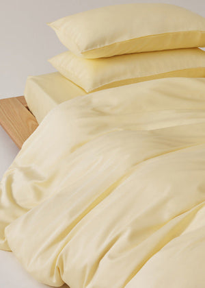 Adeline Pastel Silky Cooling TENCEL™ Bedding Set / Cream