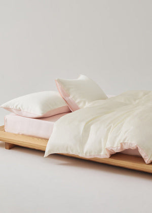 Adeline Pastel Silky Cooling TENCEL™ Bedding Set - Brown