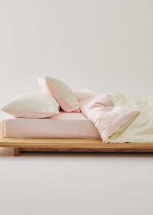 Adeline Pastel Silky Cooling TENCEL™ Bedding Set in Coffee