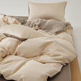 Adeline Pastel Silky Cooling TENCEL™ Bedding Set / Brown
