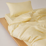 Adeline Pastel Silky TENCEL™ Bedding Set / Yellow