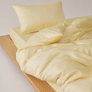 Adeline Pastel Silky Cooling TENCEL™ Bedding Set in Coffee