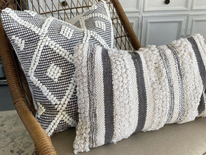 Bria Stripe Decorative Pillow Cover by LushDecor