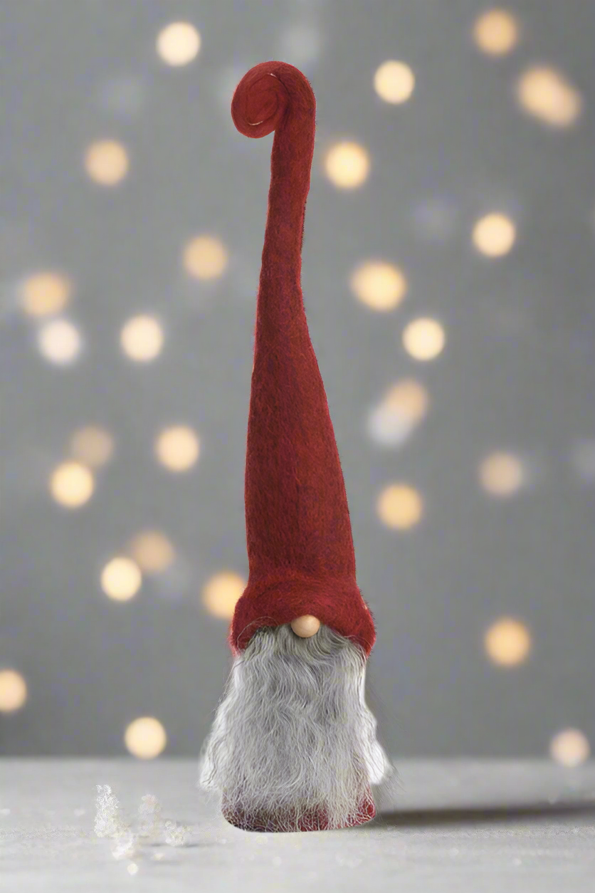 Tomte Gnome - Alfred with Red Cap