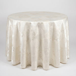 Allium Jacquard Tablecloth – Off White