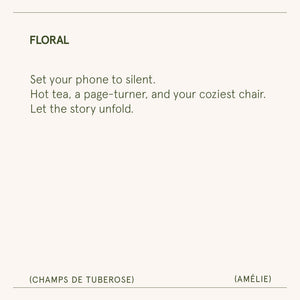 Amélie –  Champs de Tuberose Candle