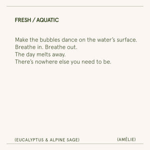 Amélie –  Eucalyptus & Alpine Sage Candle