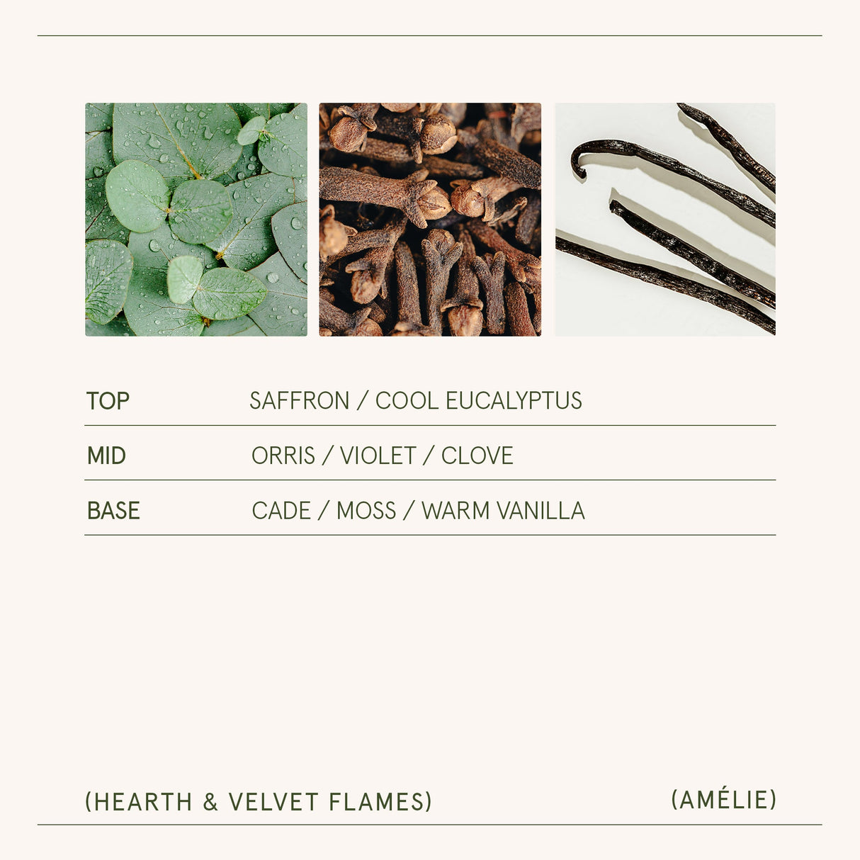 Amélie – Hearth & Velvet Flames 11oz Candle