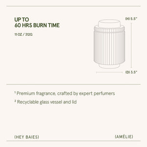 Amélie –  Hey Baies Candle