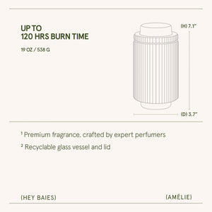 Amélie –  Hey Baies Candle