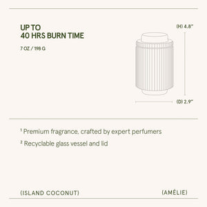 Amélie – Island Coconut Candle