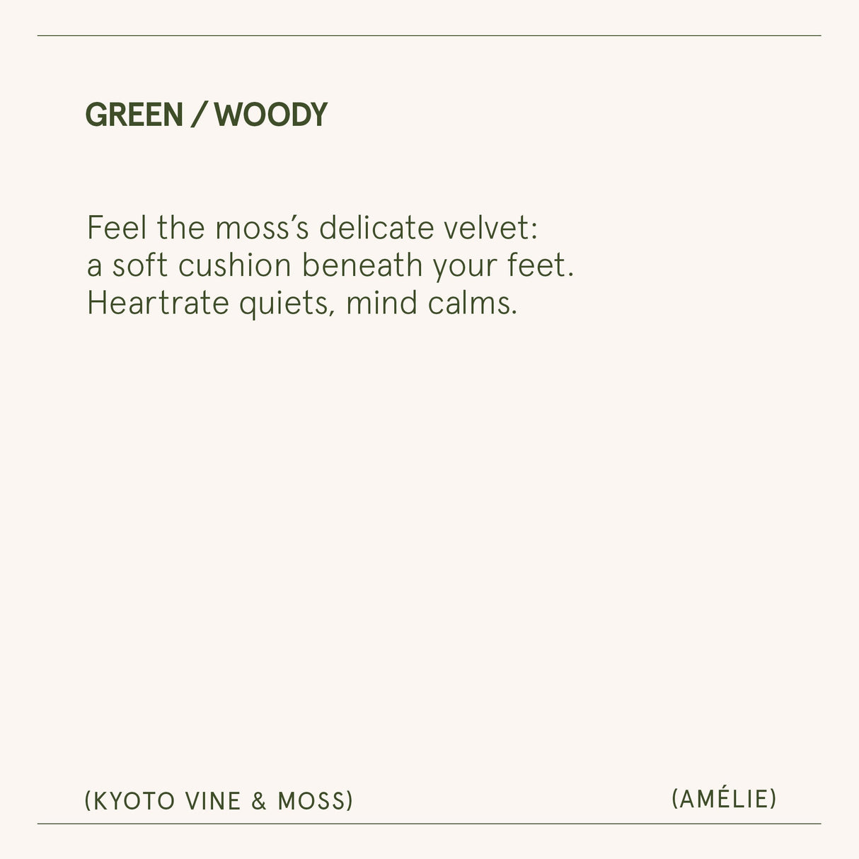 Amélie– Kyoto Vine & Moss Candle