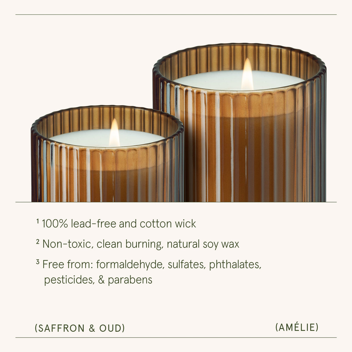 Amélie – Saffron & Oud Candle