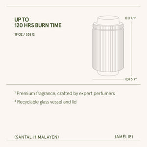 Amélie –  Santal Himalayen Candle