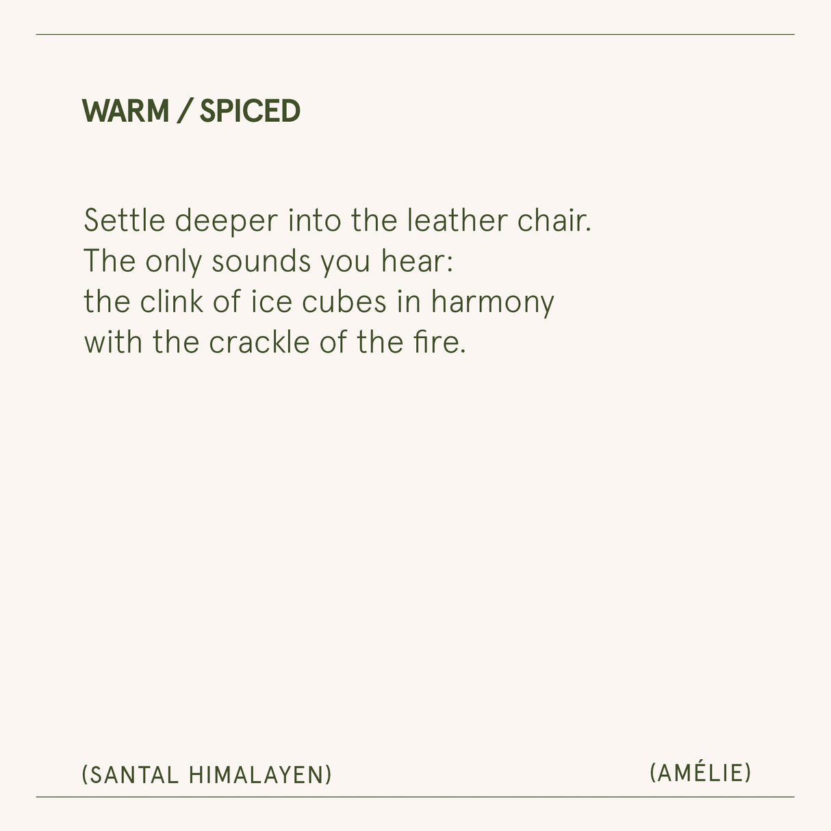Amélie –  Santal Himalayen Candle