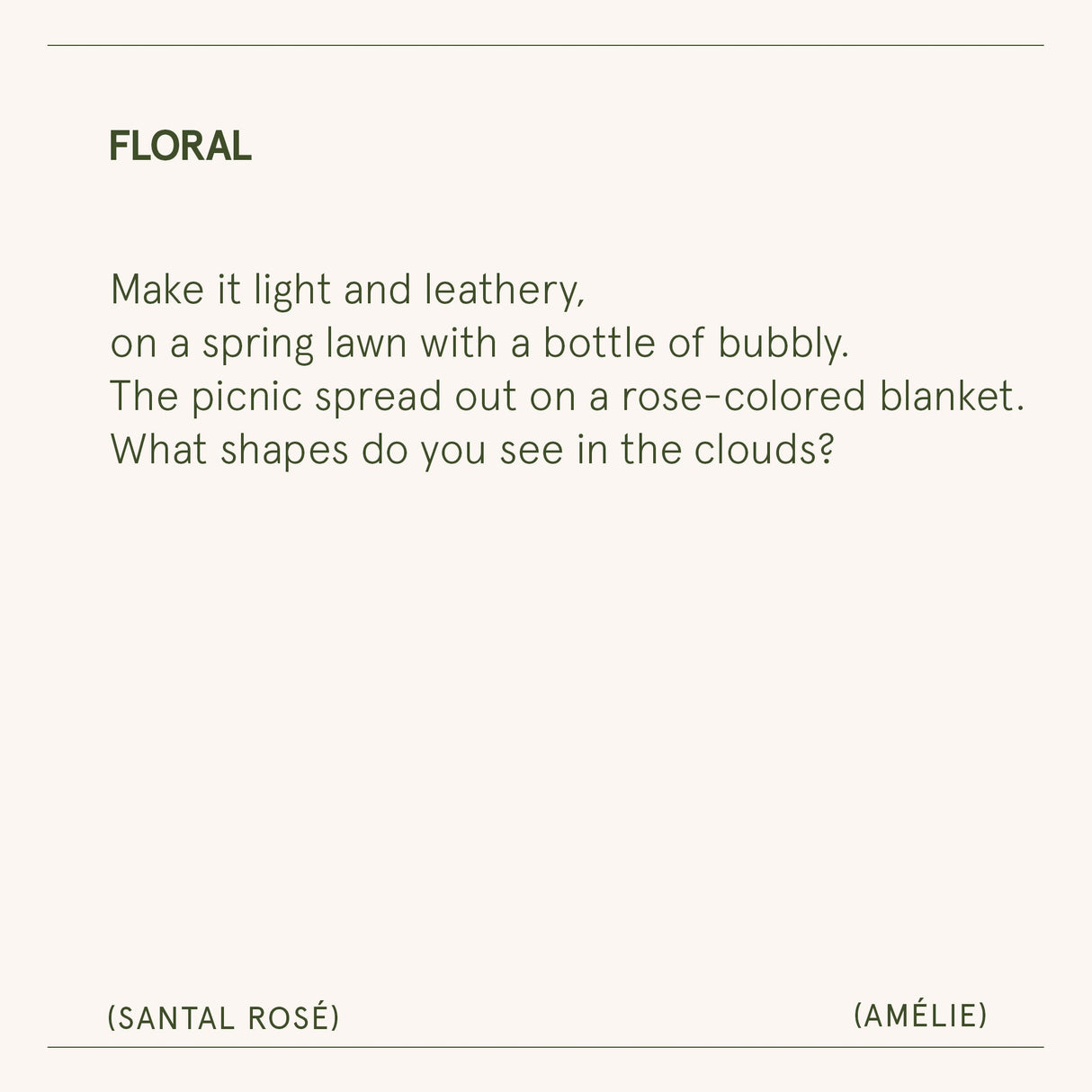 Amélie – Santal Rosé Candle