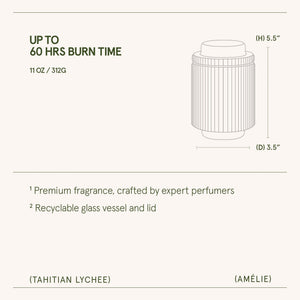 Amélie – Tahitian Lychee Candle