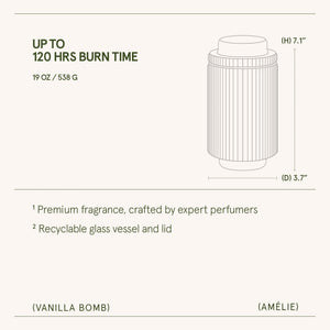 Amélie – Vanilla Bomb Candle