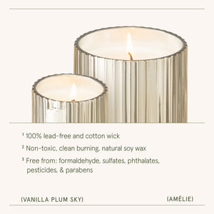 Amélie – Vanilla Plum Sky 11oz Candle