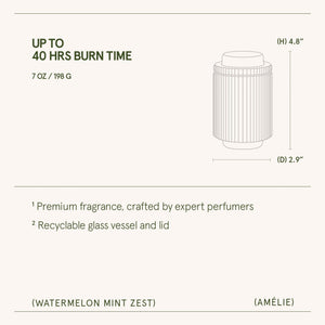 Amélie – Watermelon Mint Zest Candle