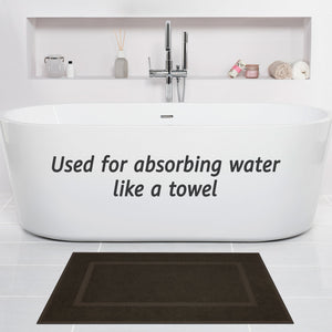 American Soft Linen Bekos 100% Cotton Bath Mat Set, 2 Piece 20x34 inches Bath Mats for Bathroom