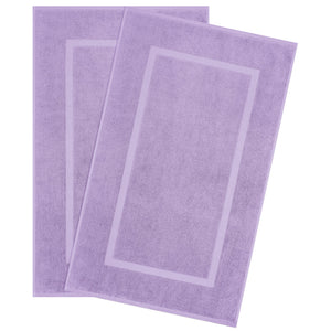 American Soft Linen Bekos 100% Cotton Bath Mat Set, 2 Piece 20x34 inches Bath Mats for Bathroom