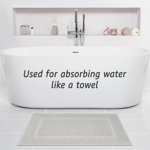 American Soft Linen Bekos 100% Cotton Bath Mat Set, 2 Piece 20x34 inches Bath Mats for Bathroom