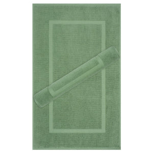 American Soft Linen Bekos 100% Cotton Bath Mat Set, 2 Piece 20x34 inches Bath Mats for Bathroom