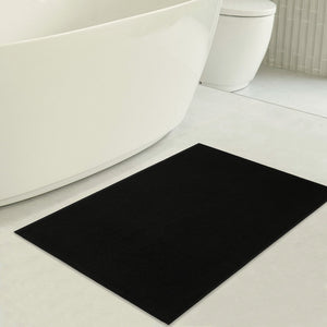 American Soft Linen 100% Cotton Bath Mat Rugs, 20x34 inches with Silicone Backing, Soft Absorbent Grip-Enhanced Bath Mats for Bathroom