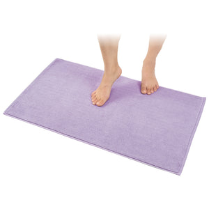 American Soft Linen 100% Cotton Bath Mat Rugs, 20x34 inches with Silicone Backing, Soft Absorbent Grip-Enhanced Bath Mats for Bathroom