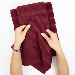 American Soft Linen 3 Piece 100% Cotton Extra Fluffy and Soft, Luxury Turkish Towel Set with 20 Different Colors