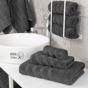 American Soft Linen 3 Piece 100% Cotton Extra Fluffy and Soft, Luxury Turkish Towel Set with 20 Different Colors