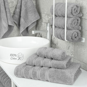 American Soft Linen 3 Piece 100% Cotton Extra Fluffy and Soft, Luxury Turkish Towel Set with 20 Different Colors
