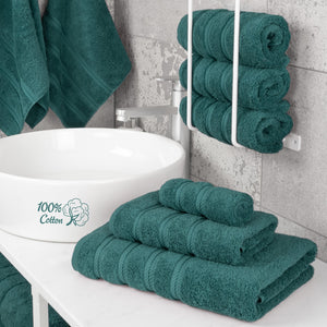 American Soft Linen 3 Piece 100% Cotton Extra Fluffy and Soft, Luxury Turkish Towel Set with 20 Different Colors