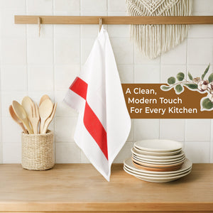 American Soft Linen 4 Packed Dish Towels, 100% Cotton Dish Cloths for Kitchen (BEST PRICE💖 )