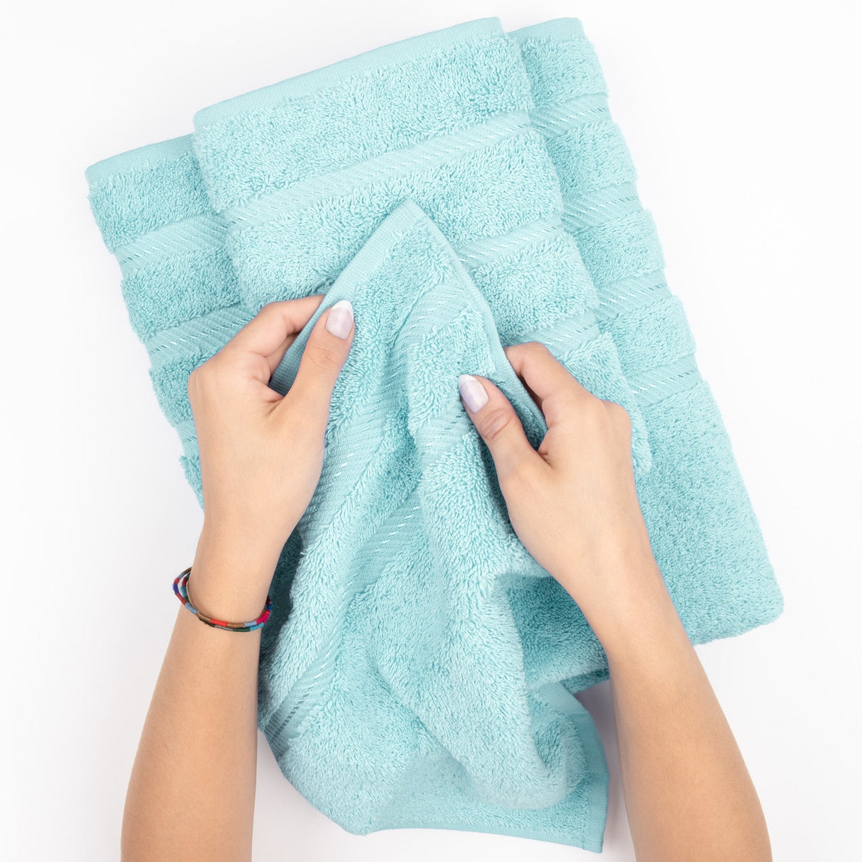 American Soft Linen 100% Cotton Turkish Towels, 6 Piece Bath Towel Set with 20 Different Colors