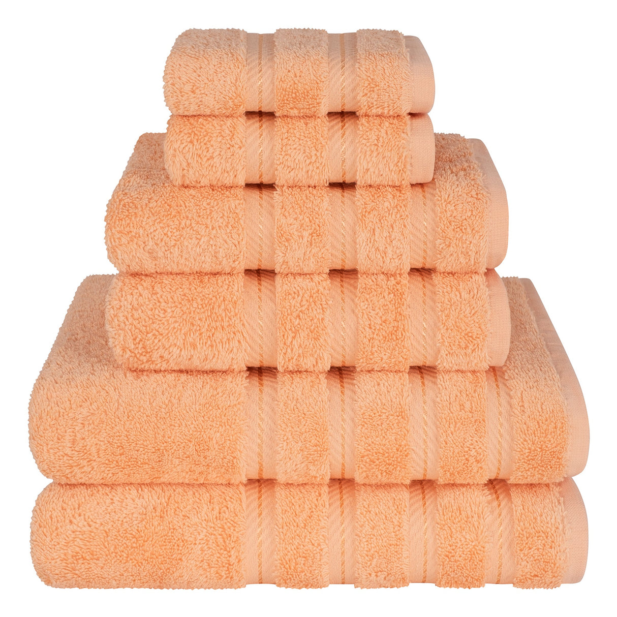 American Soft Linen 100% Cotton Turkish Towels, 6 Piece Bath Towel Set with 20 Different Colors