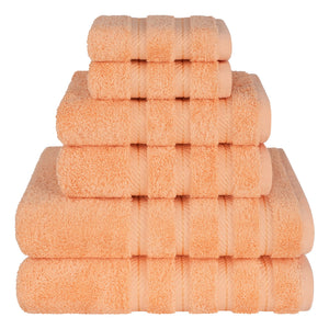 American Soft Linen 100% Cotton Turkish Towels, 6 Piece Bath Towel Set with 20 Different Colors