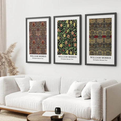 William Morris 3 Piece Wall Art Set Home Decor