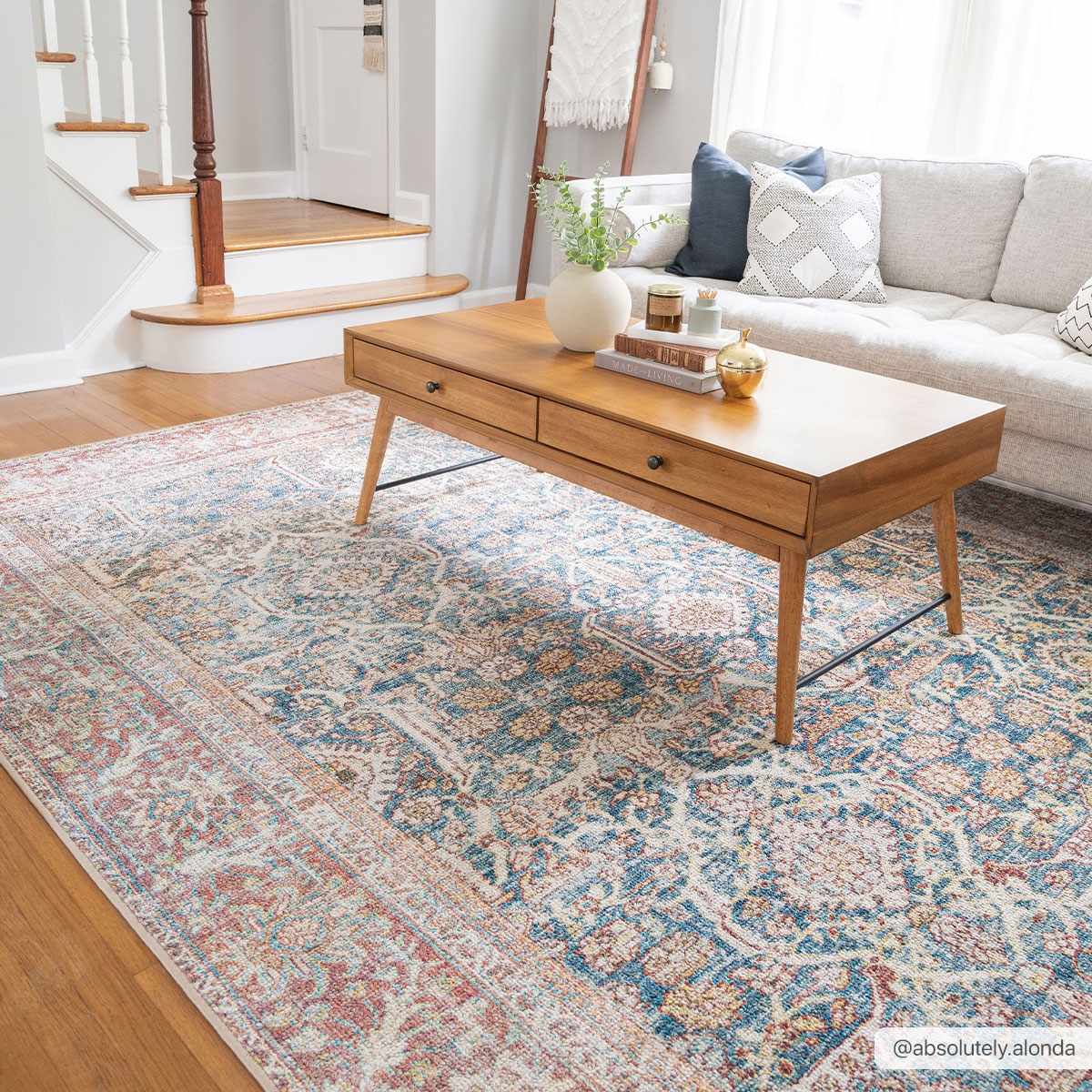 Avel Washable Area Rug - Clearance