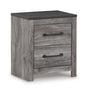 Bronyan Two Drawer Night Stand