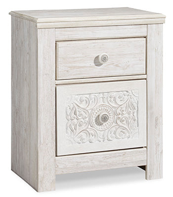 Paxberry Two Drawer Night Stand