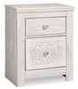 Paxberry Two Drawer Night Stand