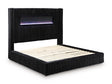 Tayleena Upholstered Footboard/Rails/Roll Slats King