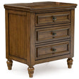 Sturlayne Three Drawer Night Stand