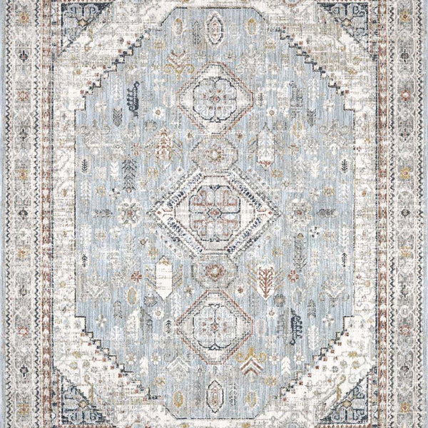 Kouta Gray Blue Area Rug