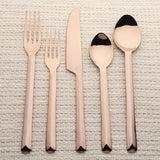 Ariella PVD 5 Pc. Flatware Set