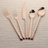 Ariella PVD 5 Pc. Flatware Set