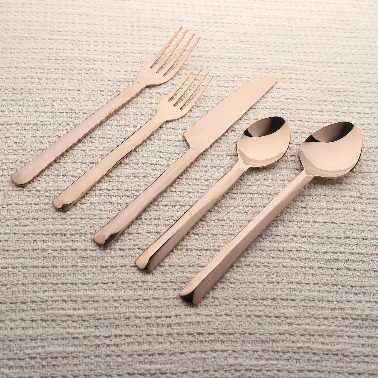 Ariella PVD 5 Pc. Flatware Set