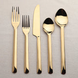 Ariella PVD 5 Pc. Flatware Set